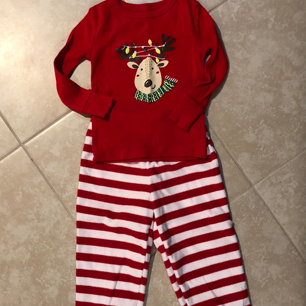 Car & Jack Christmas PJ’s Size 2t